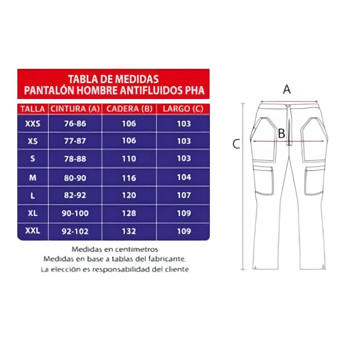 Pantalón Cargo Hombre Antifluidos Burdeo