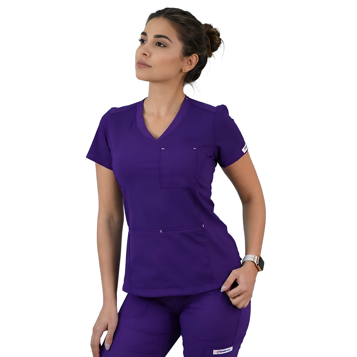 Delantal Violeta Mujer Antifluidos