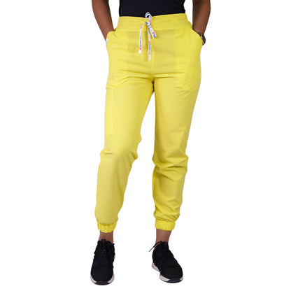 Pantalón Clínico Jogger Antifluidos Amarillo