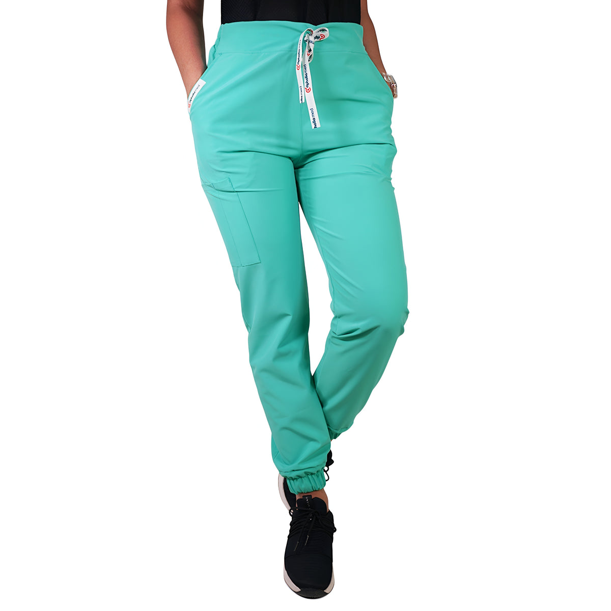 Pantalón Clínico Jogger Antifluidos Verde Pastel