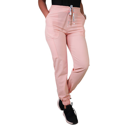 Pantalón Clínico Jogger Antifluidos Palo Rosa
