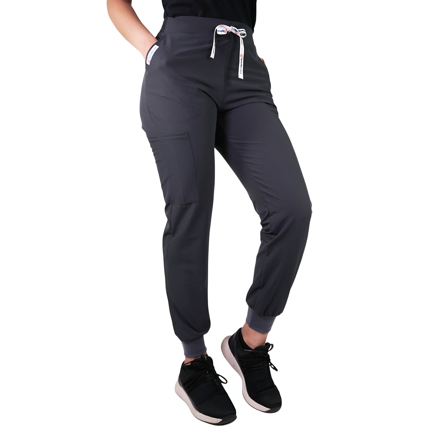 Pantalón Clínico Jogger Antifluidos Gris Acero