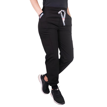 Pantalón Clínico Jogger Antifluidos Negro