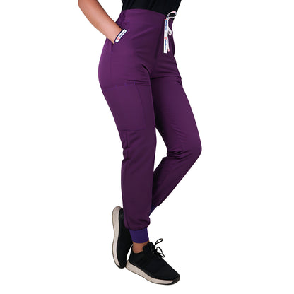 Pantalón Clínico Jogger Antifluidos Morado