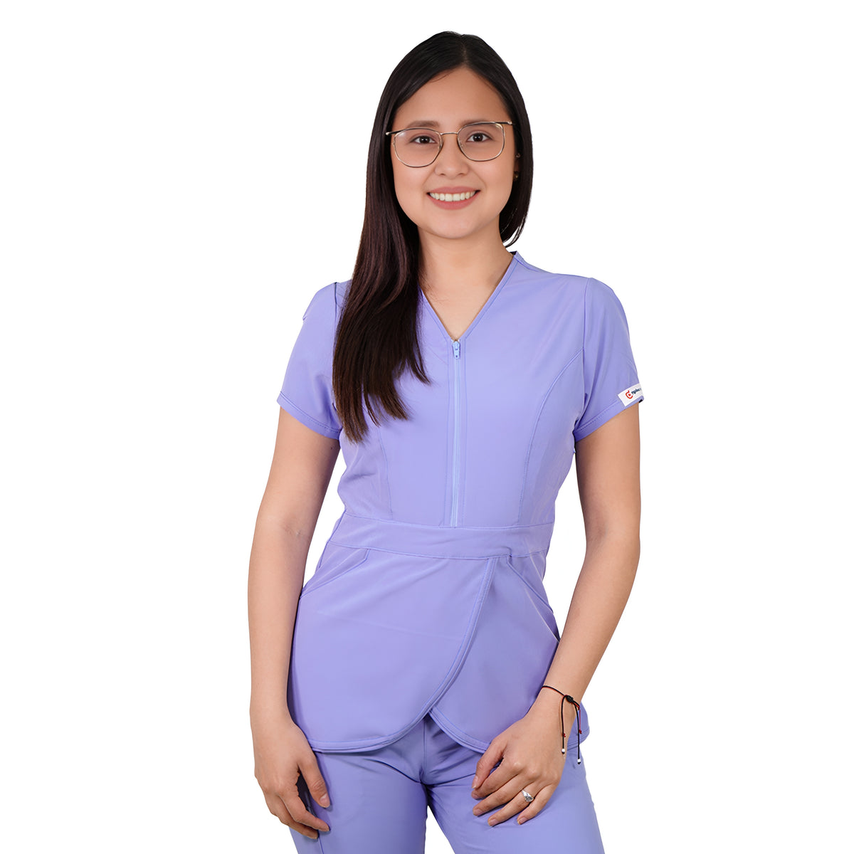 Delantal Mujer Tulipan Antifluidos Celeste