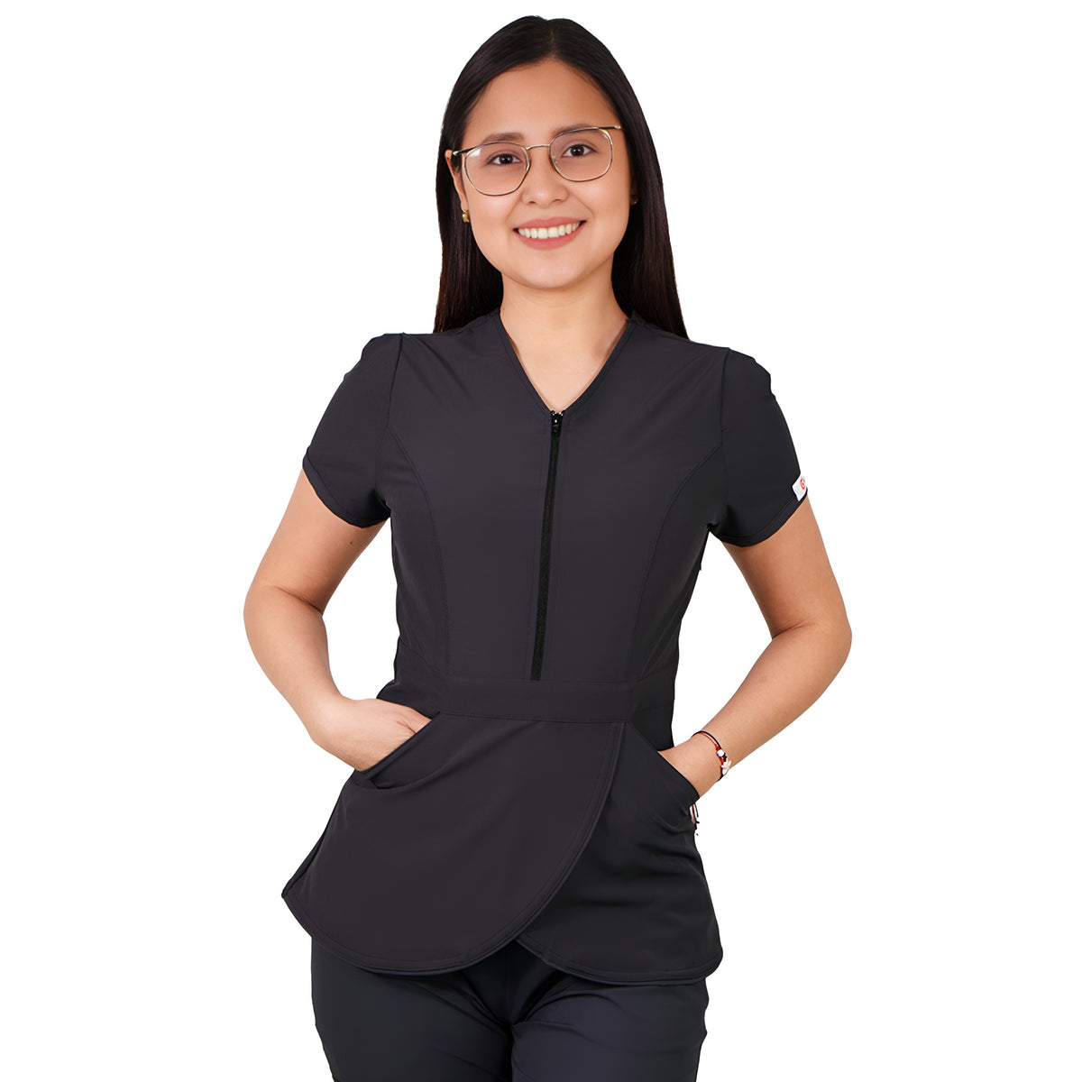 Delantal Mujer Tulipan Antifluidos Gris Acero