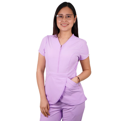 Delantal Mujer Tulipan Antifluidos Lila pastel