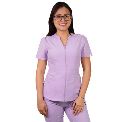 Delantal Mujer Azalea Antifluidos Lila Pastel