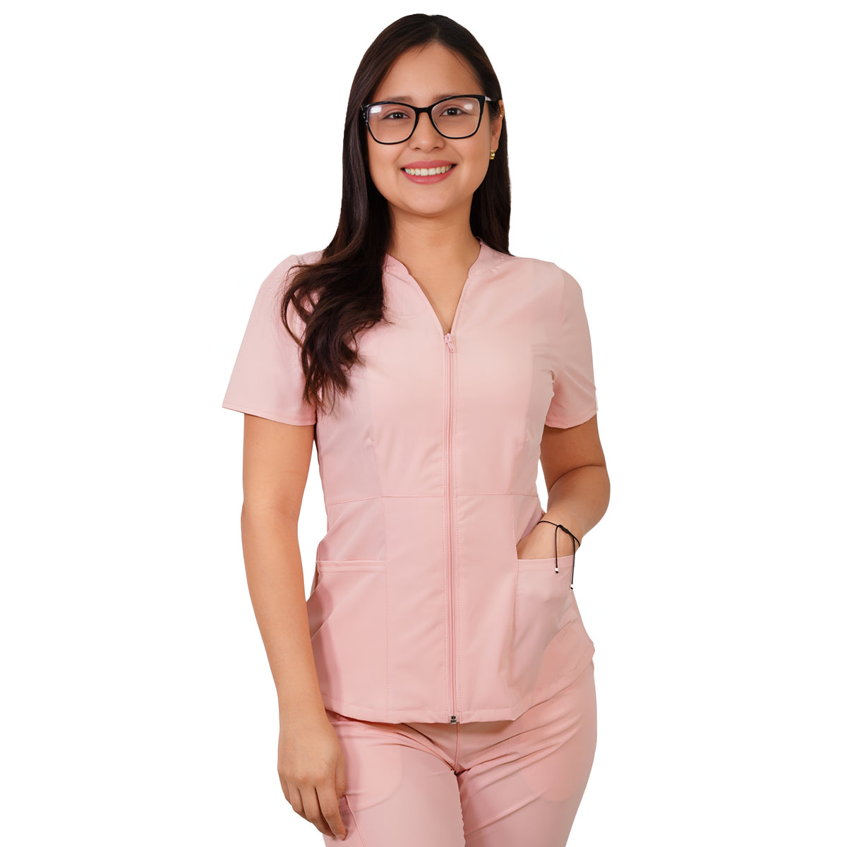 Delantal Mujer Azalea Antifluidos Palo Rosa