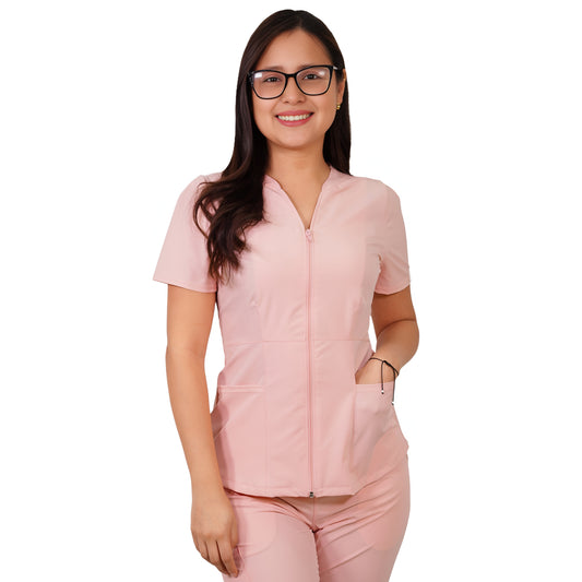 Delantal Mujer Azalea Antifluidos Palo Rosa