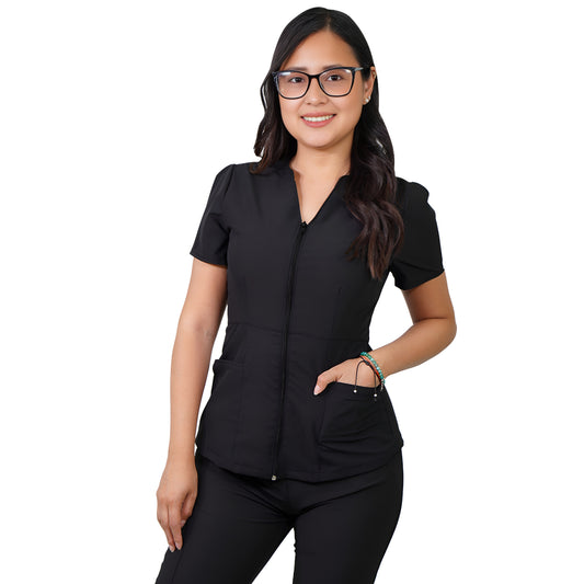 Delantal Mujer Azalea Antifluidos Negro