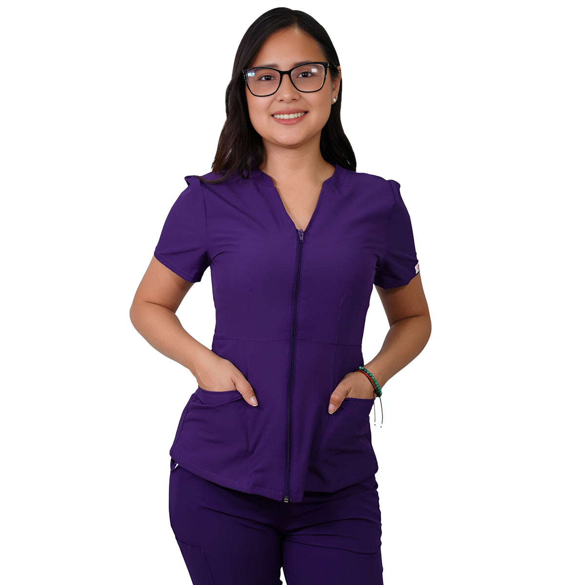 Delantal Mujer Azalea Antifluidos Morado