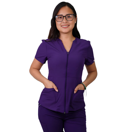Delantal Mujer Azalea Antifluidos Morado