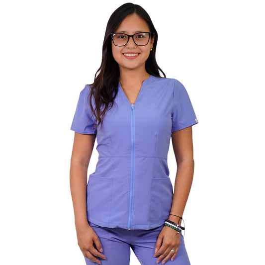 Delantal Mujer Azalea Antifluidos Celeste