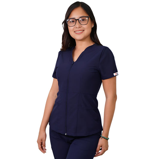 Delantal Mujer Azalea Antifluidos Azul Marino