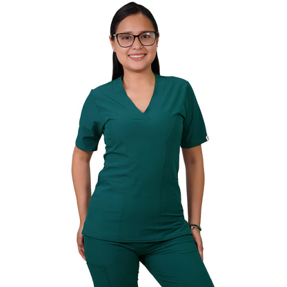 Delantal Mujer Clasico Antifluidos Verde Pabellón
