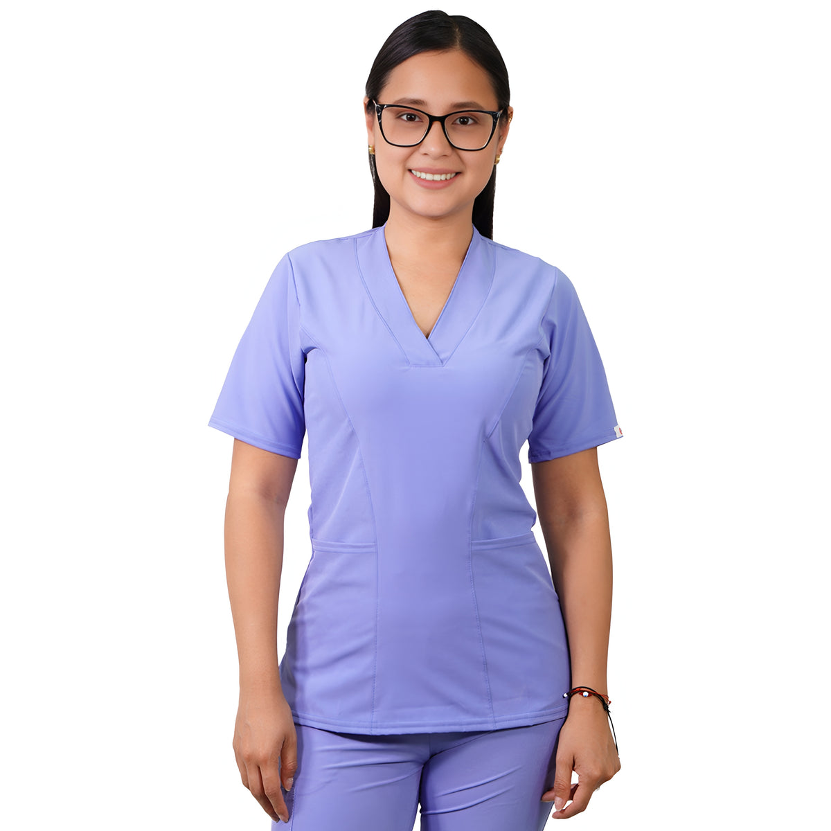 Delantal Mujer Clasico Antifluidos Celeste