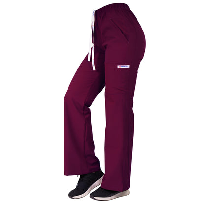 Pantalón Roma Antifluidos Mujer Burdeo