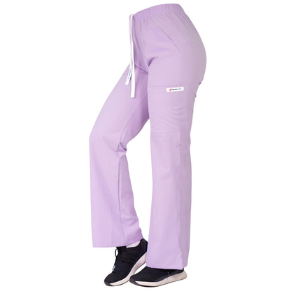 Pantalón Roma Antifluidos Mujer Lila Pastel