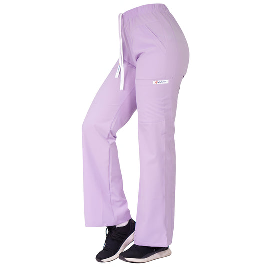 Pantalón Roma Antifluidos Mujer Lila Pastel