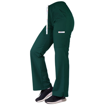 Pantalón Roma Antifluidos Mujer Verde Botella