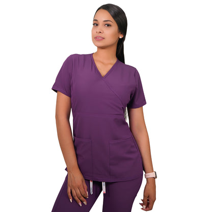 Delantal Mujer Tradicional Antifluidos Morado