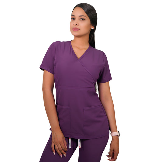 Delantal Mujer Tradicional Antifluidos Morado