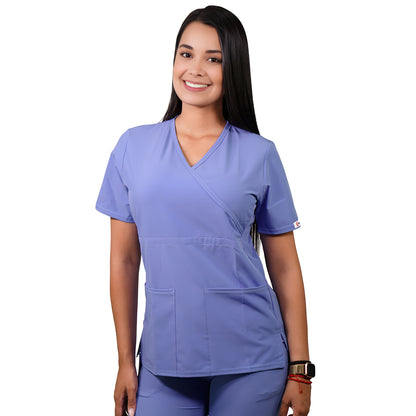 Delantal Mujer Tradicional Antifluidos Celeste