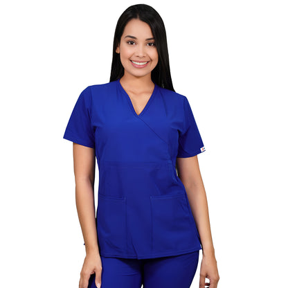 Delantal Mujer Tradicional Antifluidos Azul Rey