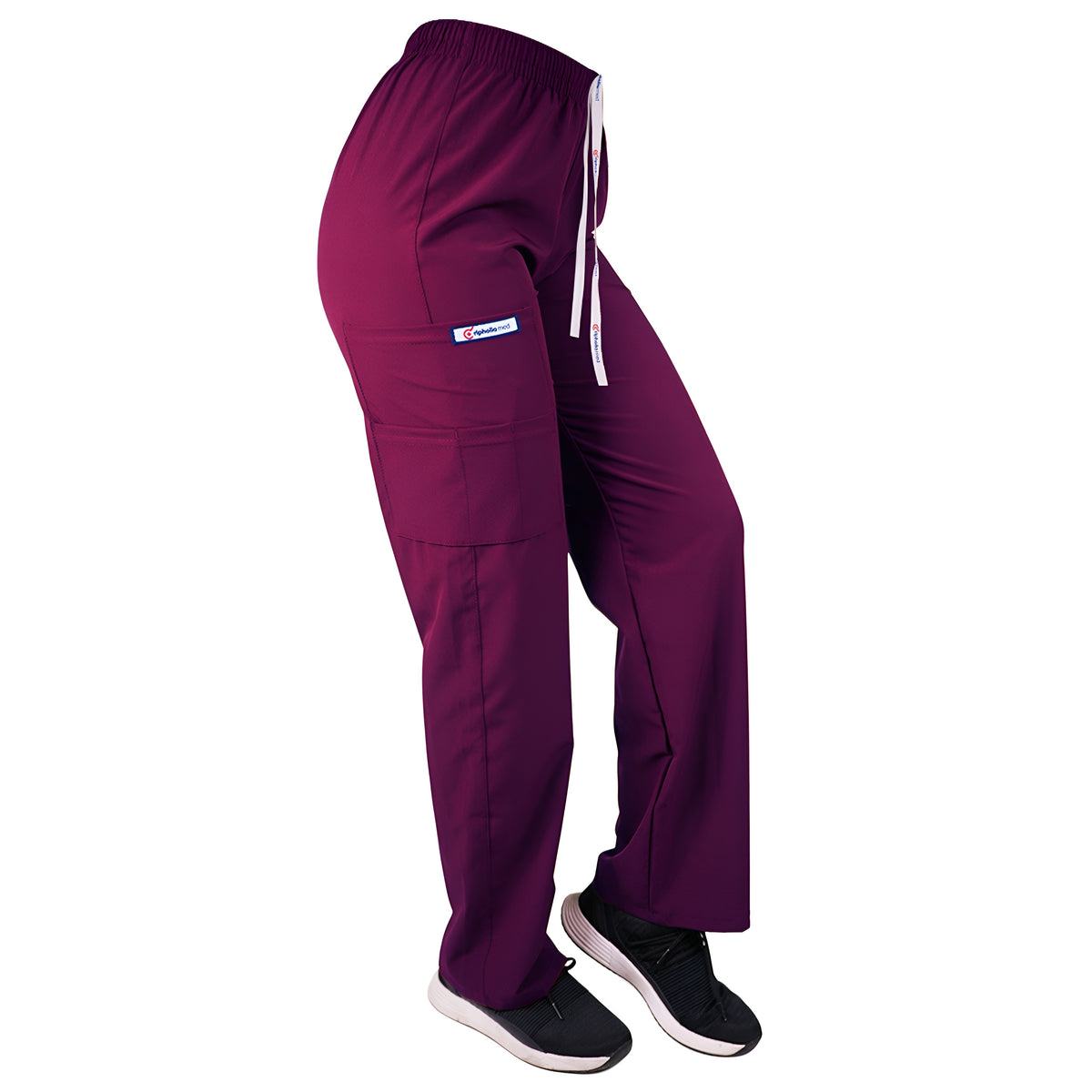 Pantalón Recto Antifluidos Unisex Burdeo