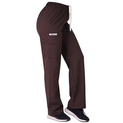 Pantalón Recto Antifluidos Unisex Café