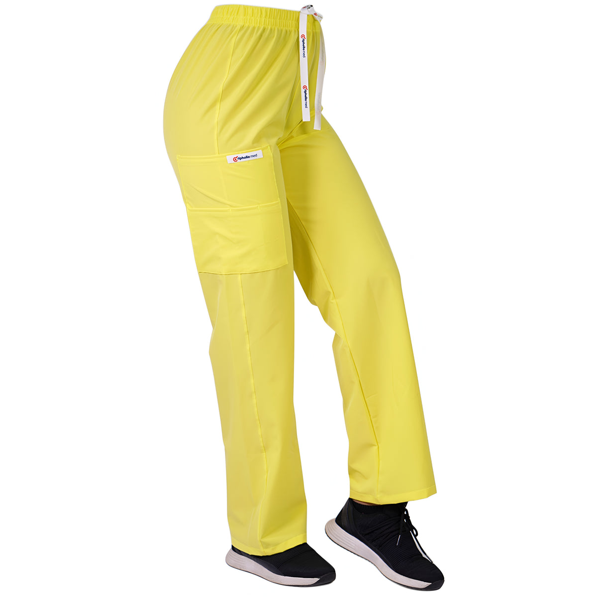 Pantalón Recto Antifluidos Unisex Amarillo