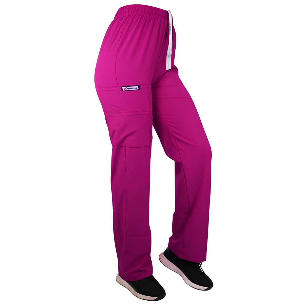 Pantalón Recto Antifluidos Unisex Fucsia