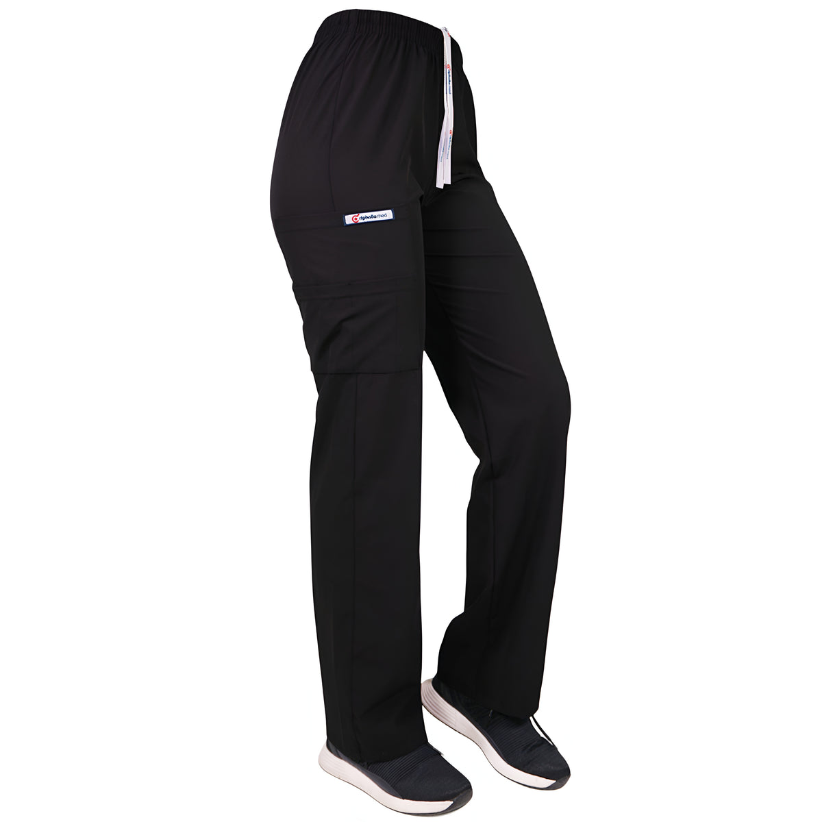 Pantalón Recto Antifluidos Unisex Negro