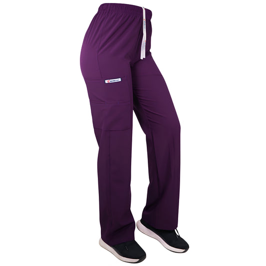 Pantalón Recto Antifluidos Unisex Morado