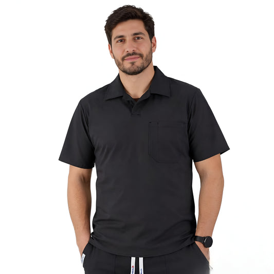 Delantal Amador Hombre Antifluidos Gris Acero