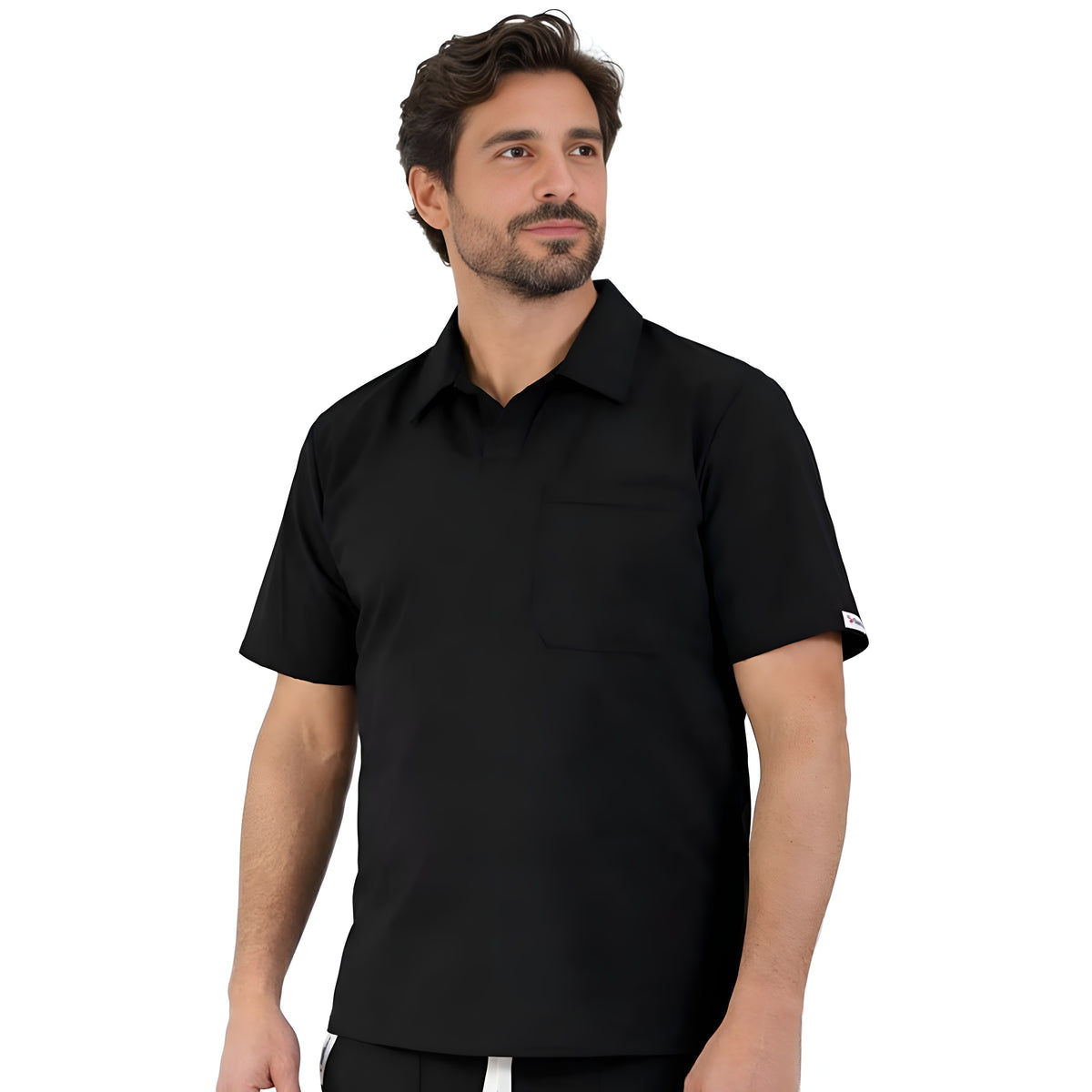 Delantal Amador Hombre Antifluidos Negro