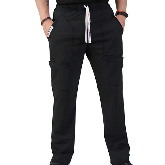 Pantalón Cargo Hombre Antifluidos Negro