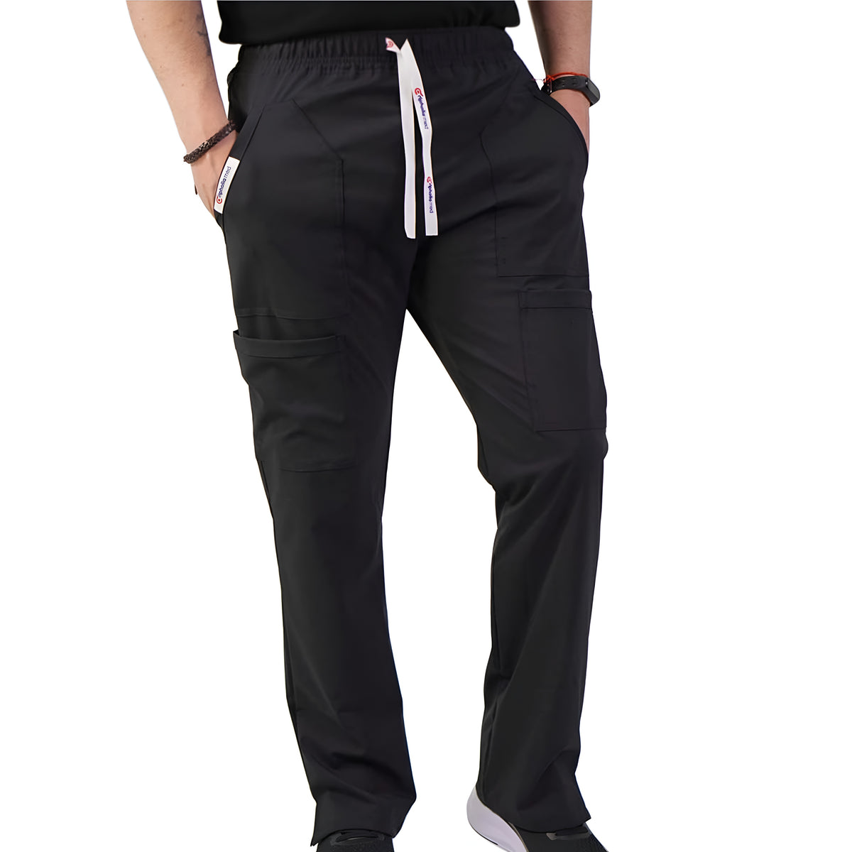 Pantalón Cargo Hombre Antifluidos Gris Acero