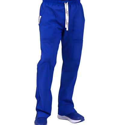 Pantalón Cargo Hombre Antifluidos Azul Rey