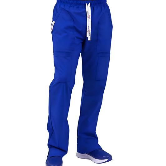 Pantalón Cargo Hombre Antifluidos Azul Rey
