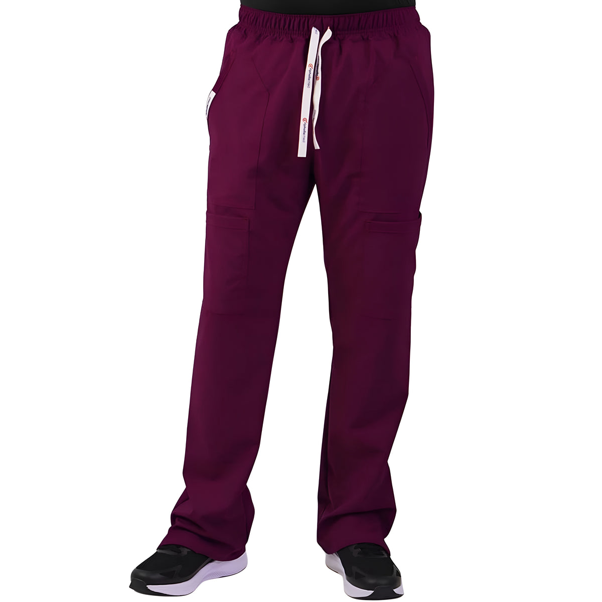 Pantalón Cargo Hombre Antifluidos Burdeo
