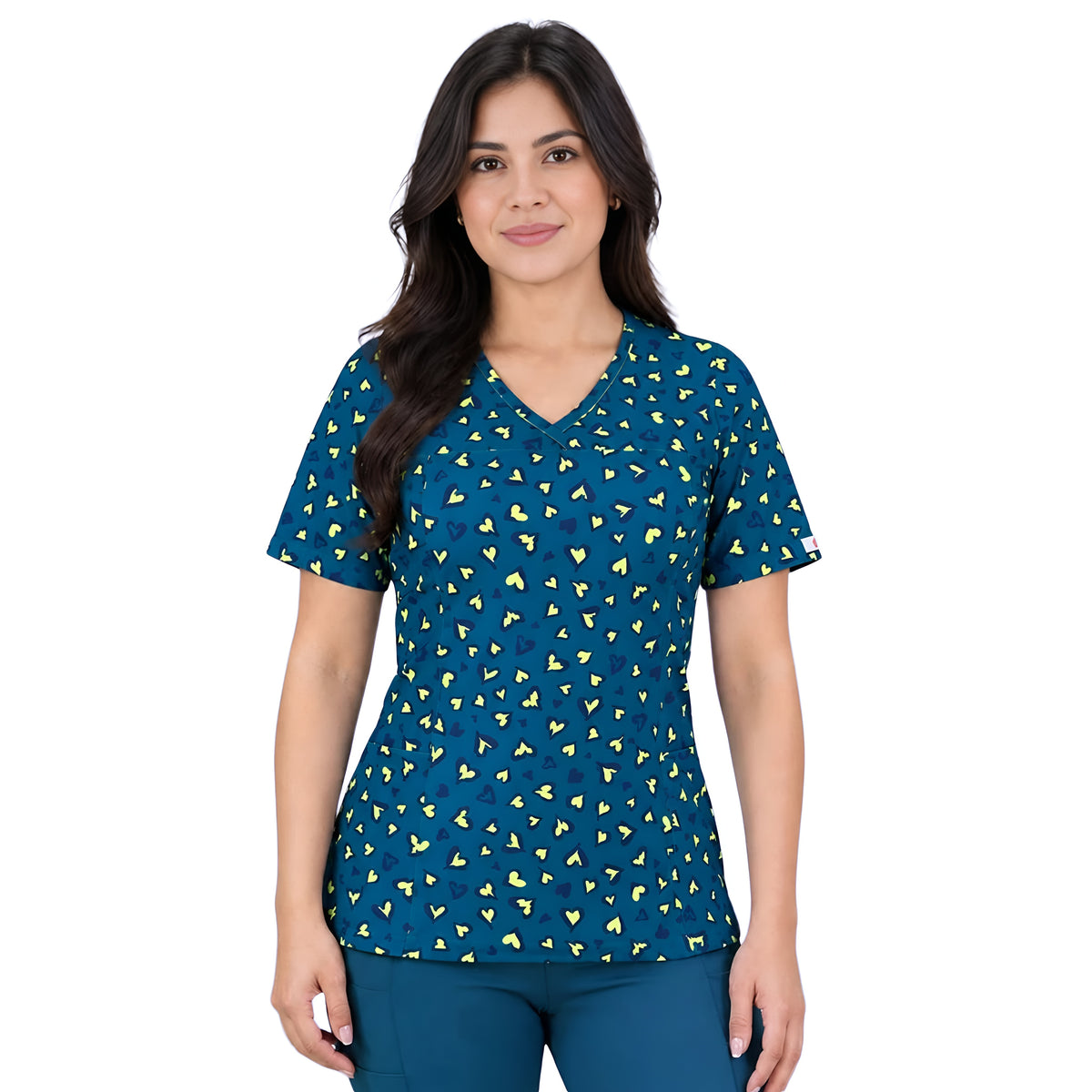 Delantal Elasticado Estampado Mujer