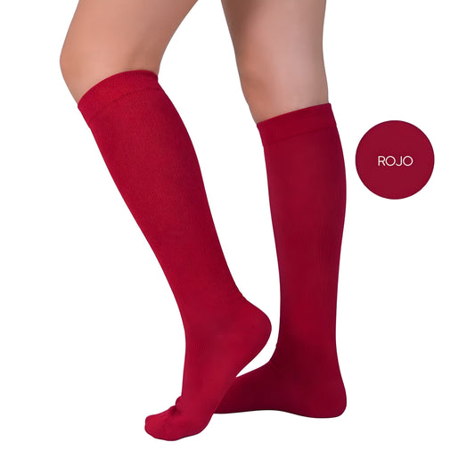 Medias de Compresión Rojo