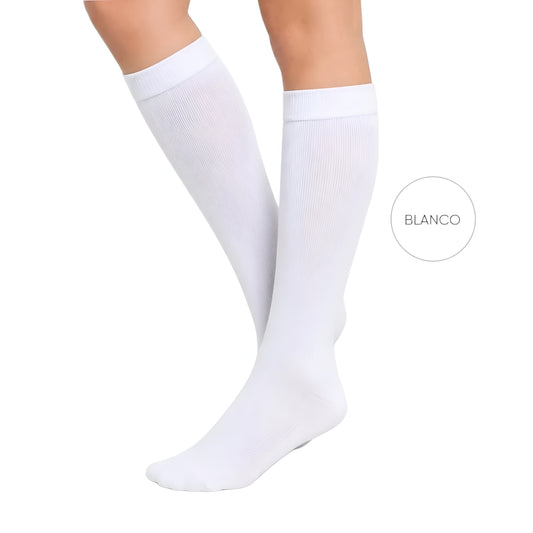 Medias de Compresión Blanco