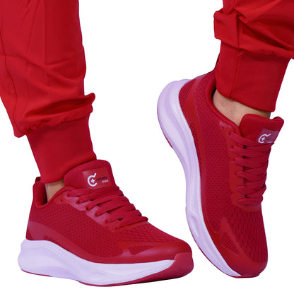 Zapatilla Clínica Roja